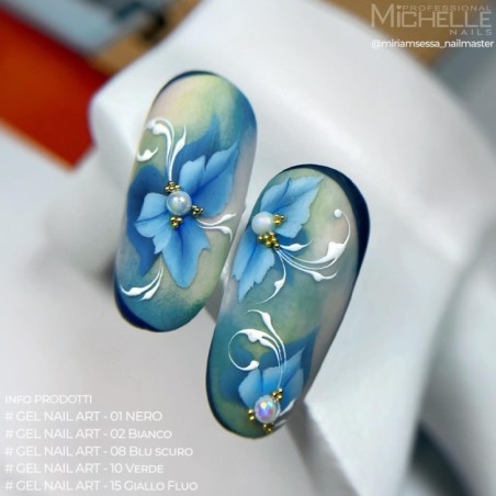 Gel Nail Art - 10 Verde