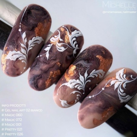 Gel Nail Art - 02 Bianco