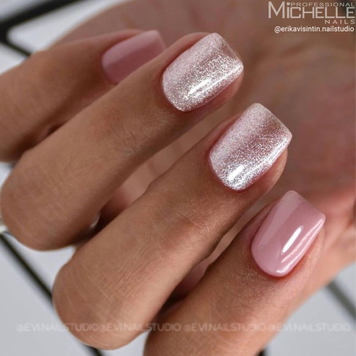 Magic Color Soak Off - 046 Rosa Microglitter