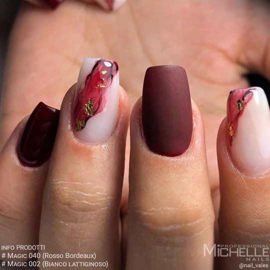 Magic Color Soak Off - 040 Rosso Bordeaux 2