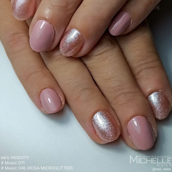 Magic Color Soak Off - 046 Rosa Microglitter