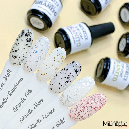 Top Coat Granite RoseGold Glossy No Dispersion 15Ml 2