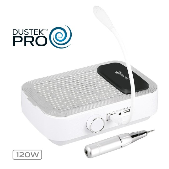 Dustek Pro 120W total vacuum cleaner - includes milling handpiece and Led bulb