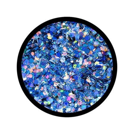 Paillettes mix Blue Rainbow - H052