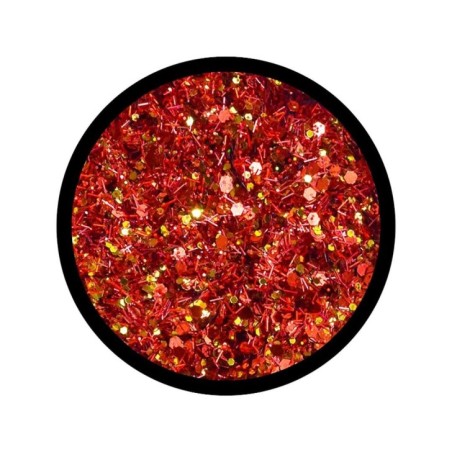 Paillettes Mix en rojo y Gold - H717