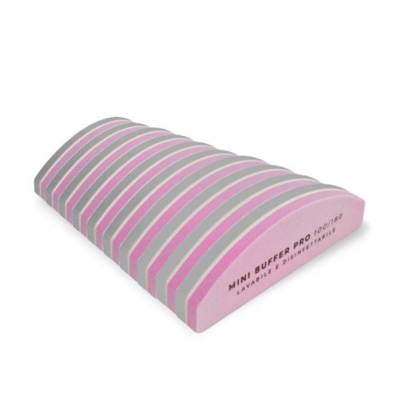 10X MINI BILATERAL BUFFER BOOMERANG 100/180 PINK/GREY 10X MINI BILATERAL BUFFER BOOMERANG 100/180 PINK/GREY