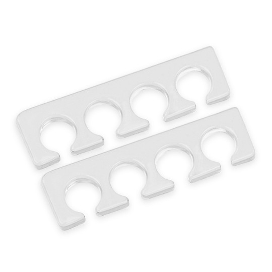 SÉPARATEUR DE DOIGTS EN SILICONE PÉDICURE - TRANSPARENT