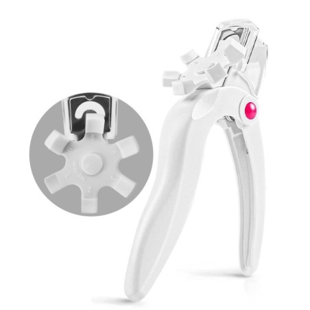 PINZA TAGLIA TIPS 6 MISURE - BIANCO