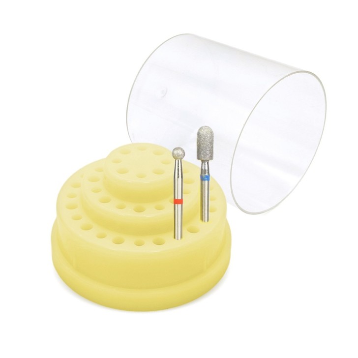SMALL CIRCLE TOE HOLDER yellow