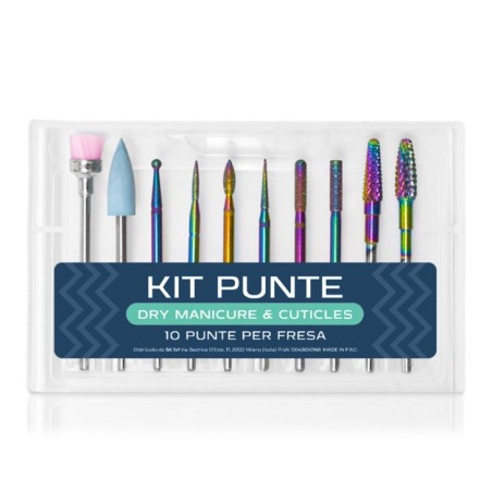 KIT PUNTE FRESA - 10 PUNTE REMOVE CARBIDE & CUTICLES 7