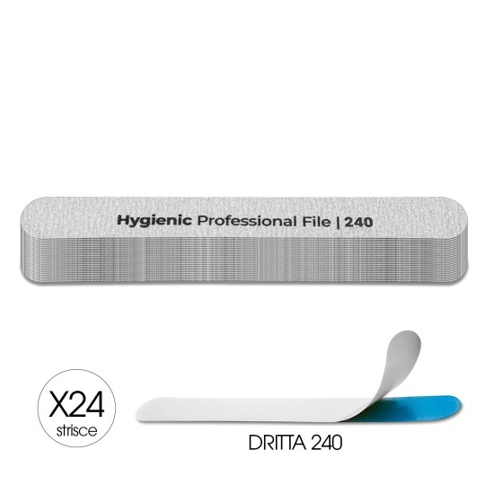 x24 Ricambio Strisce Adesive Zebrate per Lima - DRITTA 240