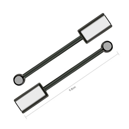 2 CALAMITA MAGNETE DOPPIA PER CAT'S EYE - BLACK