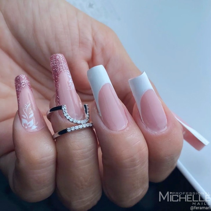 Smalto Disco Glitter Semipermanente - Nude 08