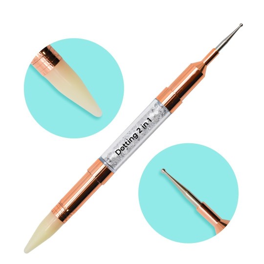 Dotting tool RoseGold applicateur 2 en 1