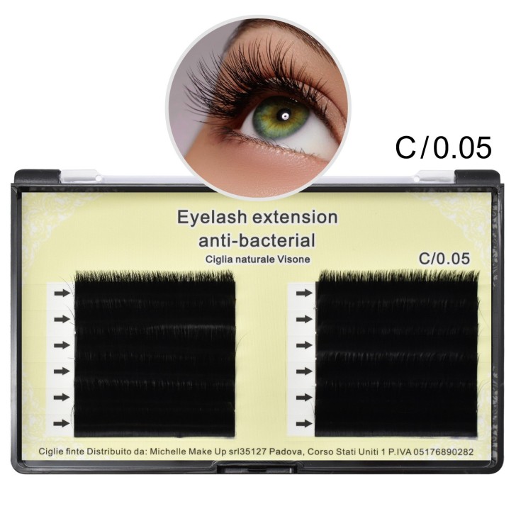 EXTENSIONS DE CILS EN VISON NATUREL C/0,05