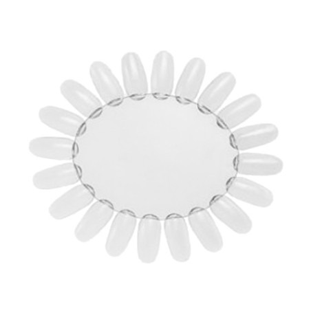 CARPETA - PALETA PORTADOR DE COLORES OVAL - 20 TIPS BLANCO