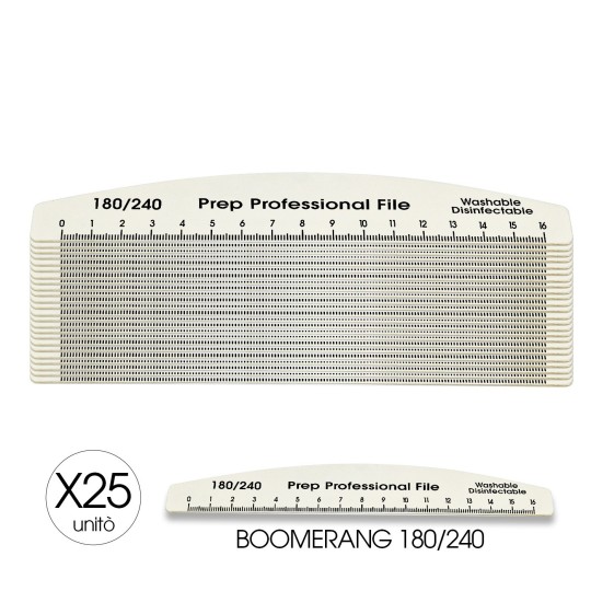 x6 LIMA MILLIMETRATA BOOMERANG PROFESSIONALE - 180/240