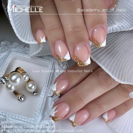semi-permanent nail polish color Michellenails PRETTY Platinum Semi-permanent Colour - 15PL 2