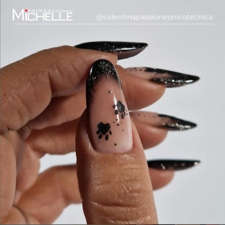 Gel Nail Art - 01 Nero