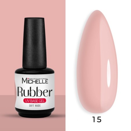 Rubber BASE Gel Builder 15SN Soft Nude - 15ml