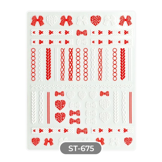 STICKERS AUTOCOLLANTS SAINT-VALENTIN - ST675