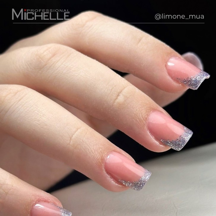 Smalto Disco Glitter Semipermanente - Silver Blue 09