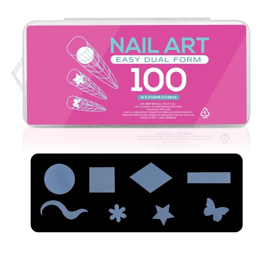 Easy Dual form - 100 PIECES IN 8 SHAPES A