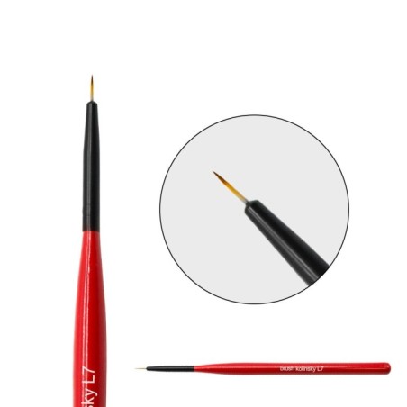 Pennello di legno KOLINSKY brush n.L7