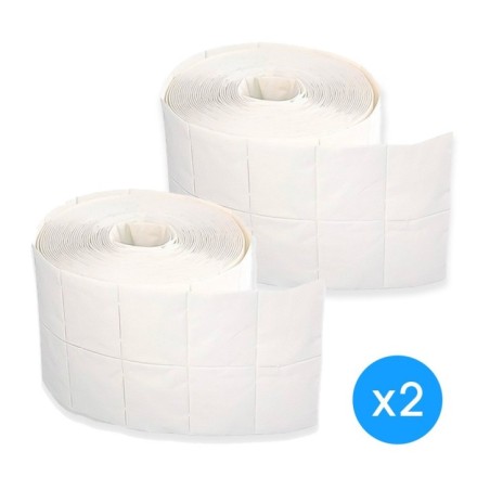 2x ROLLO de 500 PADS en la celulosa de alta calidad 2x ROLLO de 500 PADS en la celulosa de alta calidad
