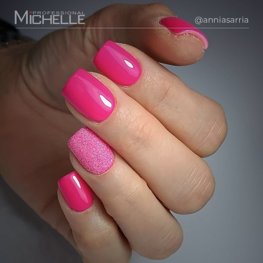 semi-permanent nail polish color Michellenails Magic Color Semi-permanent - 100 fluo 2