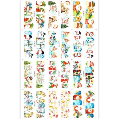 Maxi Water Decals Natale T329