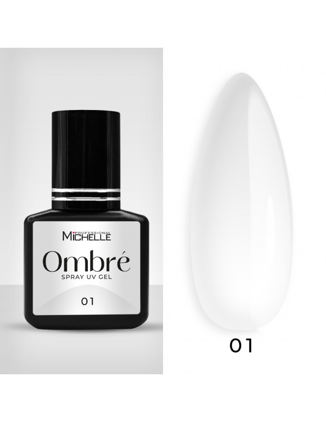 Ombre Spray Gel Color - 01 Bianco