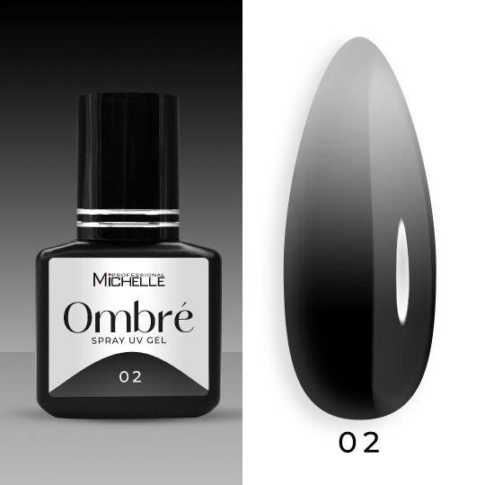 Ombre Gel Color - 02 Black