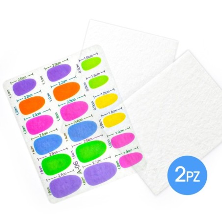 Fibra di Seta per ricostruzione unghie - Mandorla 2pz