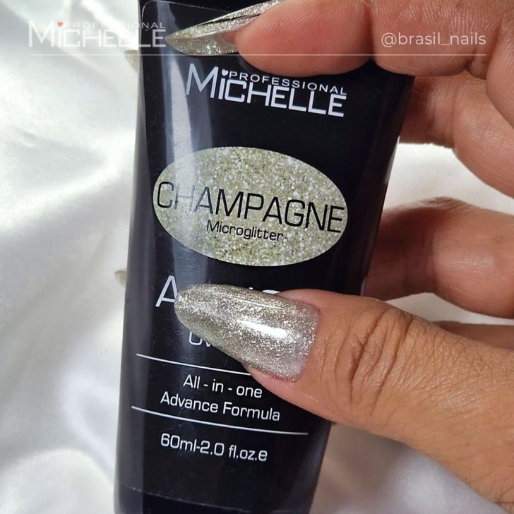 Acrylgel MicroGlitter 30Ml - Champagne