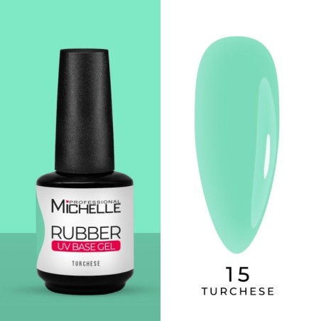Rubber Base Gel Builder Turchese - 15Ml Rubber Base Gel Builder Turchese - 15Ml