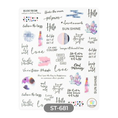 STICKERS AUTOCOLLANTS - ST681