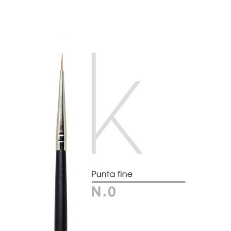Pennello Kolinsky Per Nail Art N.0