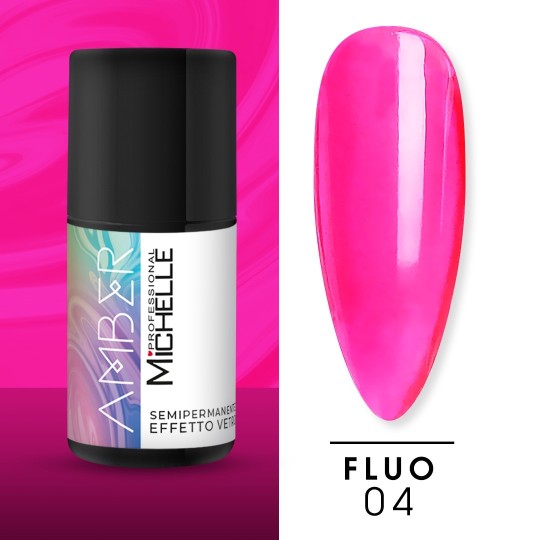 Amber FLUO glass effect semi-permanent enamel-04fl