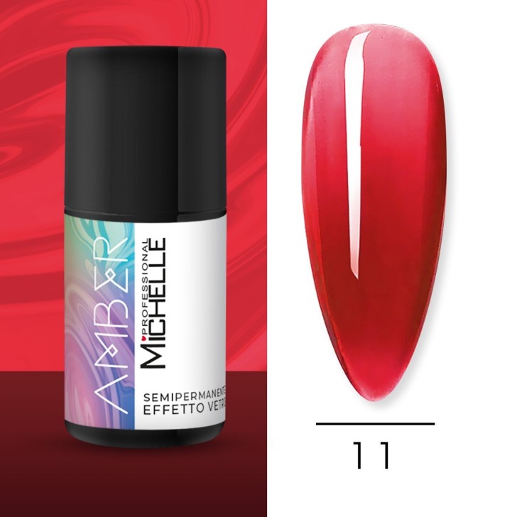 Vernis à ongles semi-permanent effet verre Amber - 11