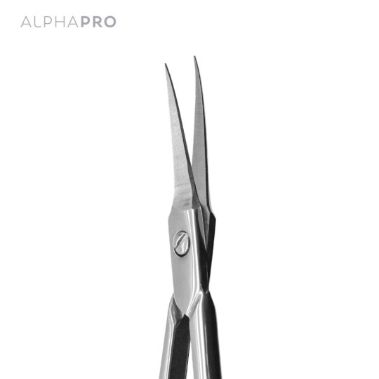 Alpha Pro 01 Professional Scissors Curved Blades - 20mm 2