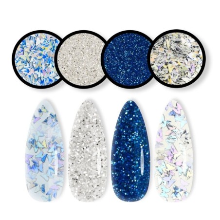 Deco art mix PAPILSONS BLEUS - 021