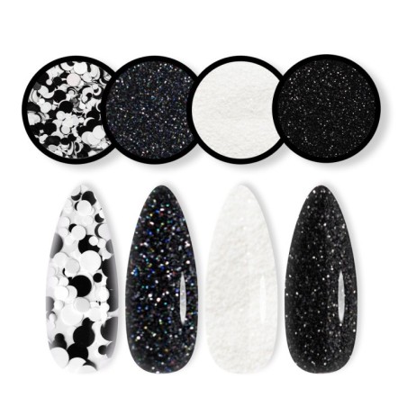 Deco art mix BLACK AND WHITE - 019