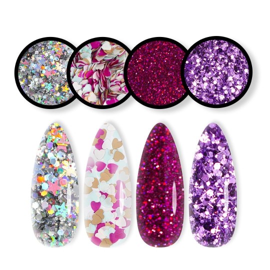Deco art mix HEARTS AND FUCHSIA - 025
