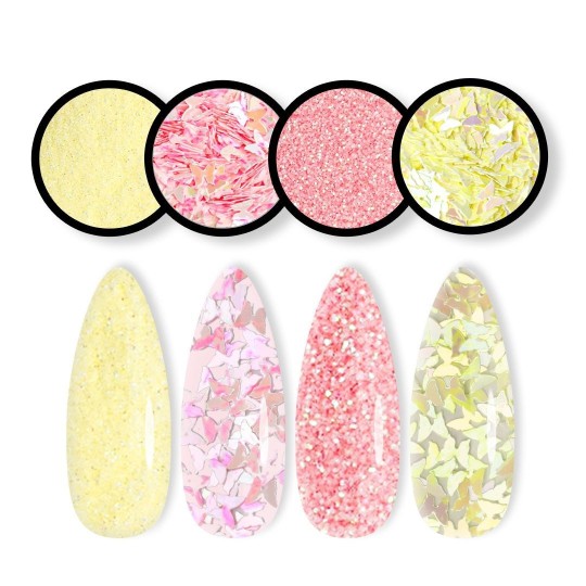 Deco art mix PASTEL BUTTERFLIES - 020