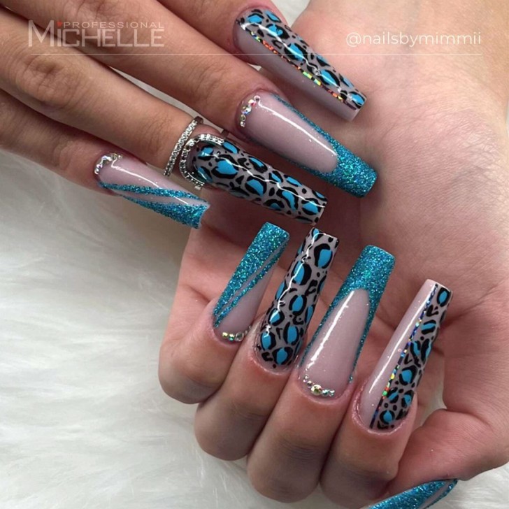 Glitter B0706 Blu Azzurro