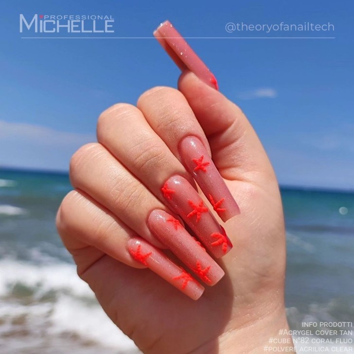 Cube Semi-Permanent - Coral Fluo 082