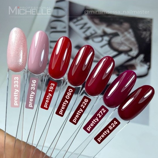 smalto semipermanente colore per unghie Michellenails PRETTY Gel Semipermanente Colour - 193 2