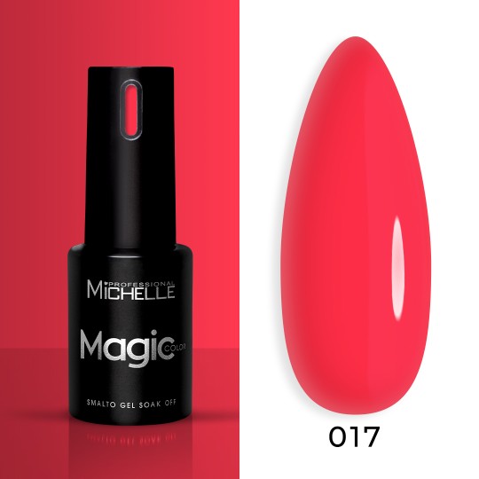 Magic Color Soak Off - 017 Rosso Corallo Fluo