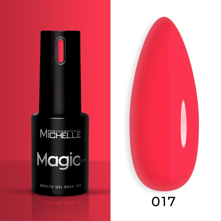 Magic Color Soak Off - 017 Rosso Corallo Fluo